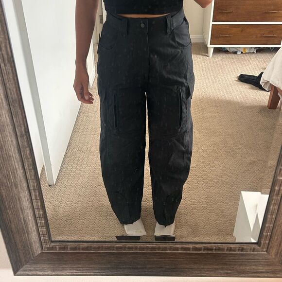 Anthropologie Black Cargo Pants – Size XS - Picture 2 of 8